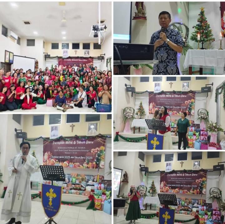 PDPKK Santa Maria  Paroki Santo Yohanes Rasul Kedaton Gelar Perayaan Natal 2025